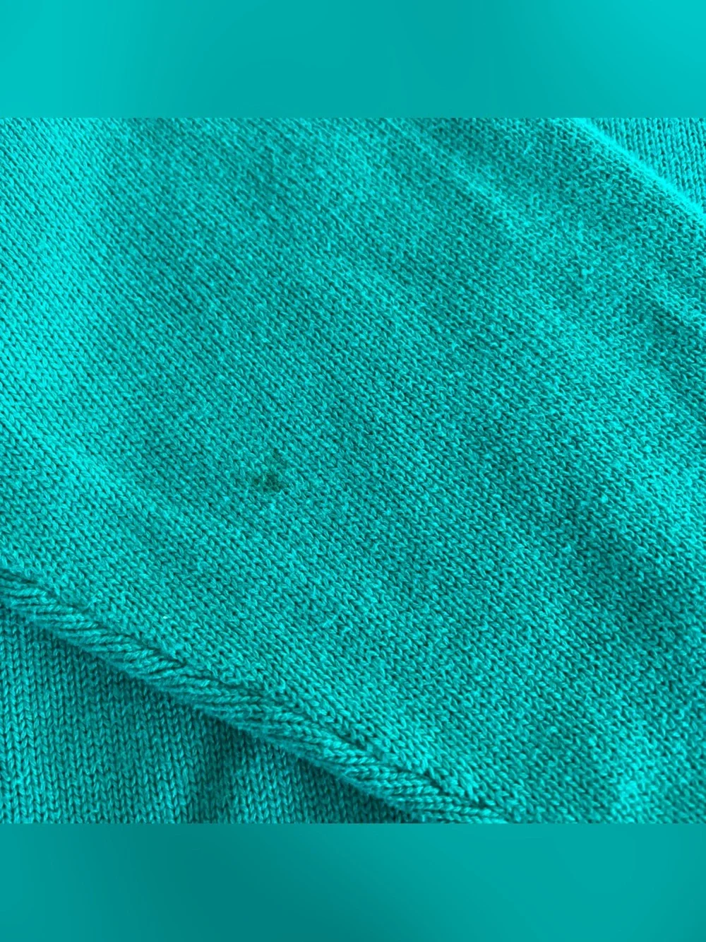 VTG ENGLISH SPORTS SHOP Bermuda 100% Cotton Teal Green Crewneck Sweater XXL